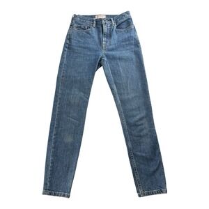 Everlane‎ Women's Blue Wash The High Rise Ankle Skinny Jeans Size 25